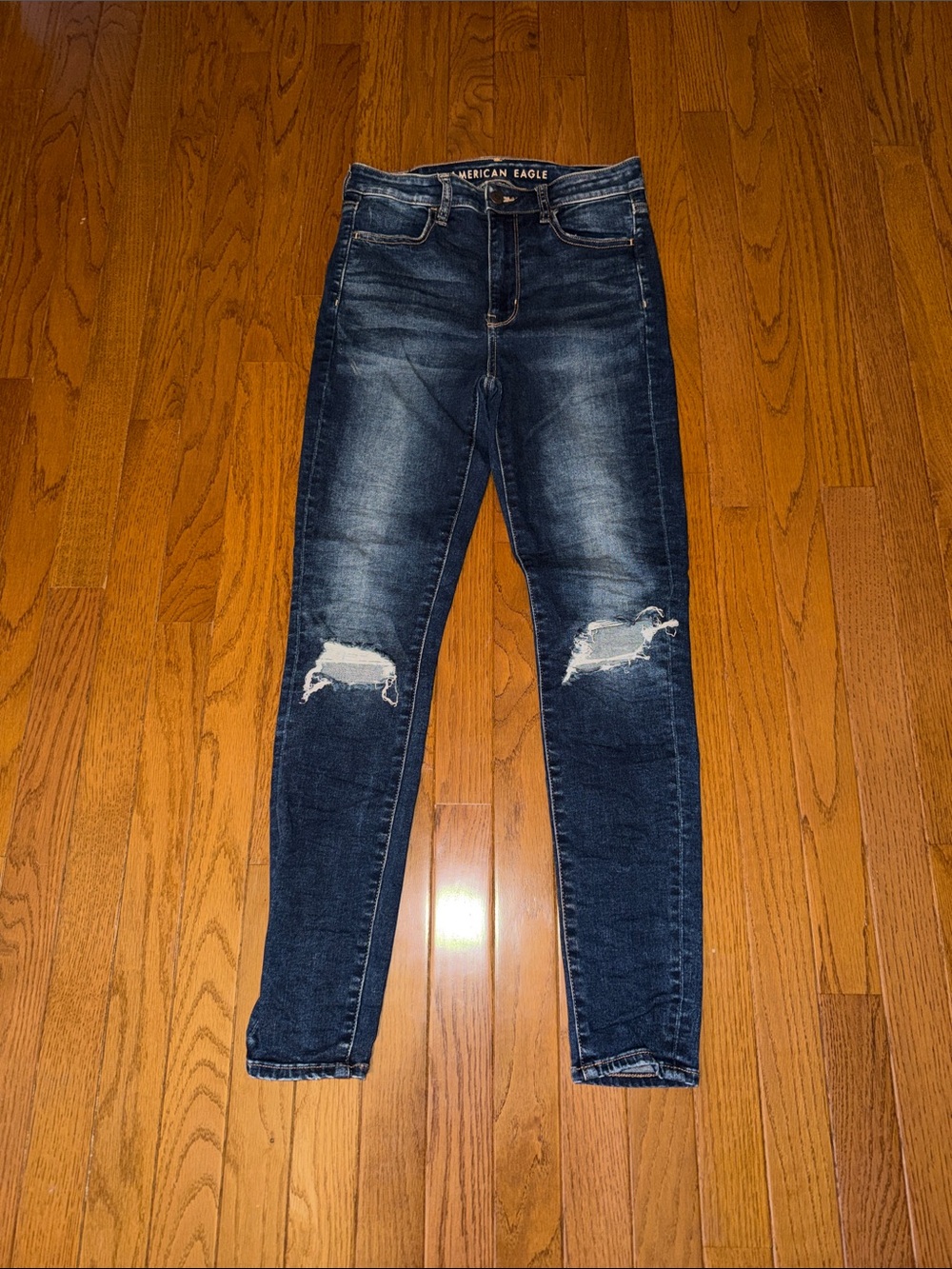 American Eagle Outfitters Dark Blue Denim Jeggings